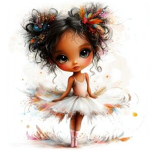 3pc Ballerina Girl Prints